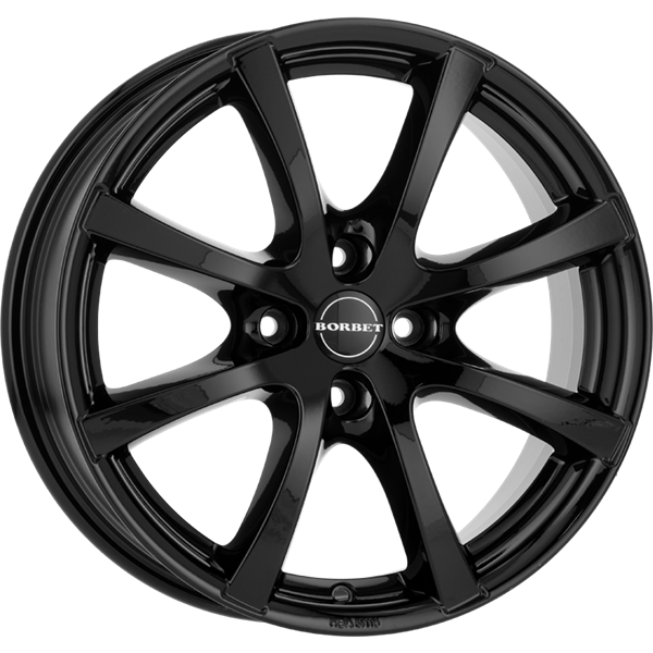 Borbet LV4 black 5,50x14 4x100,00 ET43,00