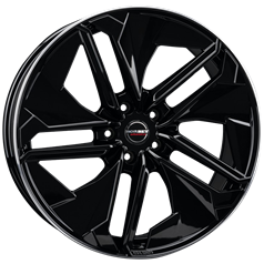 Borbet TX black rim polished