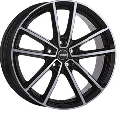 Borbet W black polished