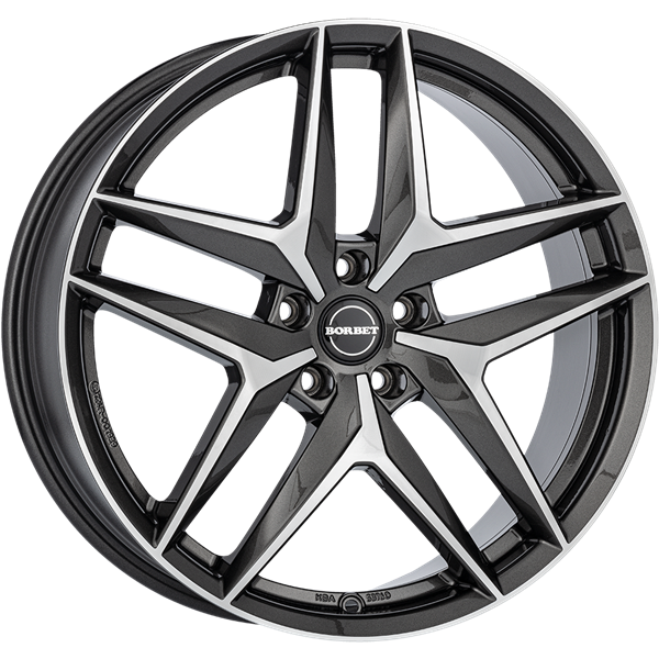 Borbet Z anthracite polished 8,00x18 5x112,00 ET29,00