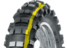 Mitas EF-07 130/90-18 69 R Rear TT M/C Yellow, SUPER