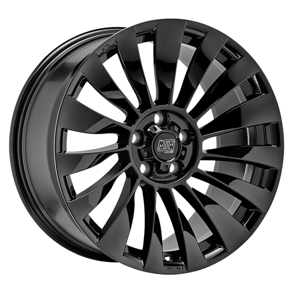 MSW 37T Gloss Black 9,50x19 5x114,30 ET45,00
