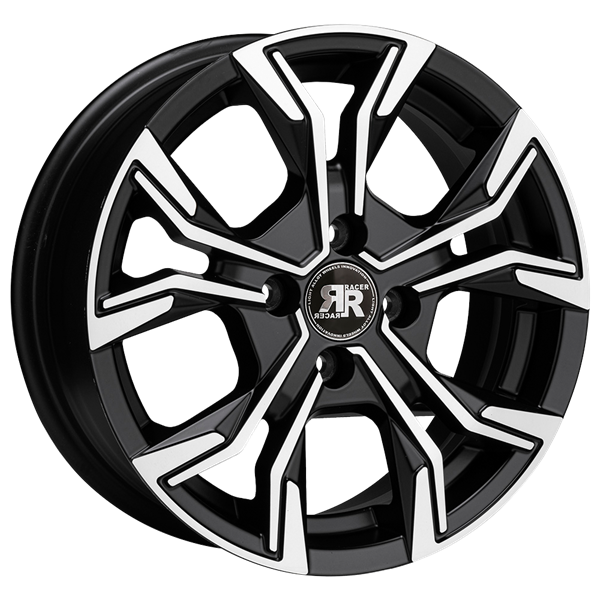 Racer CARVER Black Polished 6,50x16 5x108,00 ET45,00