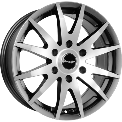 Tomason TN1F Gunmetal polished 7,50x18 5x118,00 ET60,00