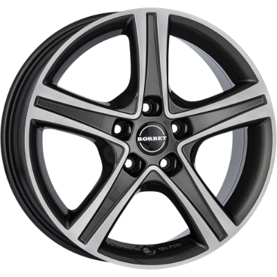 Borbet CWD anthracite 6,00x15 5x118,00 ET68,00