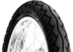Close-up van het loopvlak Dunlop D110 70/90-16 36 P Front TT