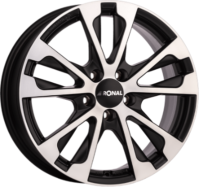 Ronal R61 Jetblack Matt Diamond 7,50x17 5x108,00 ET55,00