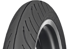 Close-up van het loopvlak Dunlop Elite 4 180/60 R16 80 H Rear TL MT