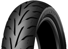 Close-up van het loopvlak Dunlop Arrowmax GT601 120/80-18 62 H Rear TL