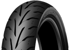 Close-up van het loopvlak Dunlop Arrowmax GT601 130/70-18 63 H Rear TL