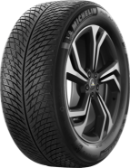 Close-up van het loopvlak Michelin Pilot Alpin 5 SUV 265/50 R19 110 H RUN ON FLAT XL, *