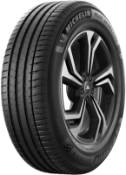 Close-up van het loopvlak Michelin Pilot Sport 4 SUV 235/65 R18 110 H XL