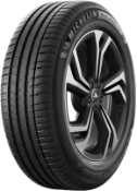 Close-up van het loopvlak Michelin Pilot Sport 4 SUV 225/60 R18 100 V FSL