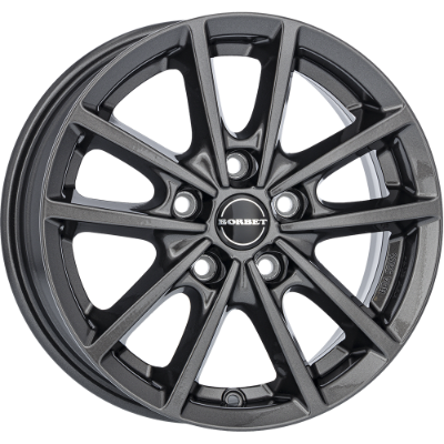Borbet W anthracite glossy 6,00x15 5x100,00 ET43,00