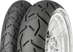 Close-up van het loopvlak Continental ContiTrailAttack 3 90/90V21 (54 V) Front TL