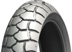 Close-up van het loopvlak Michelin Anakee Adventure 140/80 R17 69 H Rear TL/TT