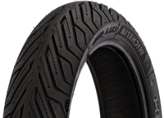 Close-up van het loopvlak Michelin City Grip 2 110/70-13 48 S Front TL M/C