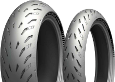 Close-up van het loopvlak Michelin Power GP 200/55ZR17 (78 W) Rear TL M/C