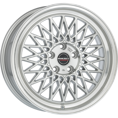 Borbet B silver rim polished 8,00x18 5x120,00 ET35,00