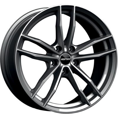 GMP Italia SWAN Glossy Anthracite 7,50x17 5x108,00 ET38,00