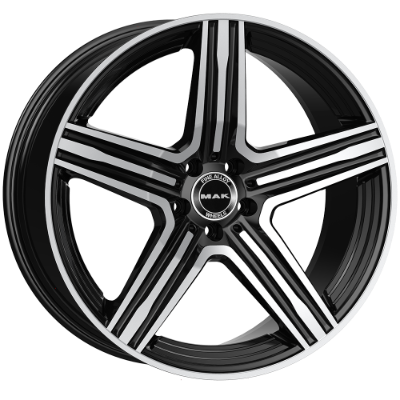 MAK Lewis-D Black Mirror 9,50x20 5x112,00 ET22,00
