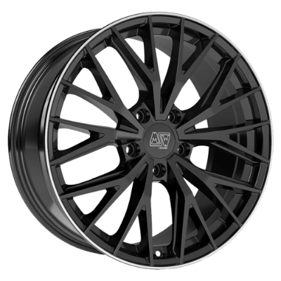 MSW 44 Gloss Black Diamond Lip 8,50x20 5x108,00 ET45,00