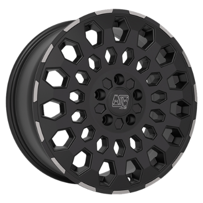 MSW 99 VAN Matt Black Lip Polished 6,50x16 5x160,00 ET60,00