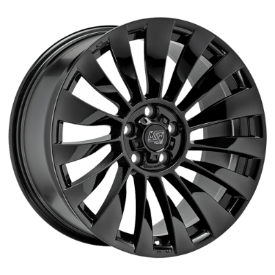 MSW 37T Gloss Black 9,50x19 5x114,30 ET45,00
