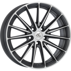 AC Wheels RAGE Matt Dark Grey Polished