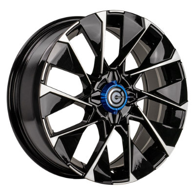 Carbonado Rise Black Polished 7,00x17 4x100,00 ET37,00
