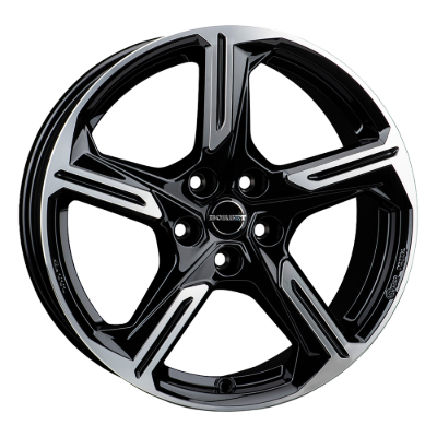 Borbet XE1 black polished 7,50x18 5x112,00 ET23,00