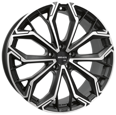 MONACO WHEELS Grand Prix C 17 Matt Black Polished 8,00x19 5x112,00 ET44,90