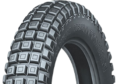 Close-up van het loopvlak Michelin TRIAL LIGHT 120/100 R18 68 M Rear TL M/C