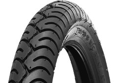 Close-up van het loopvlak Metzeler ME 22 3.00-17 50 P Front/Rear TT M/C RF