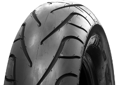 Close-up van het loopvlak Michelin Commander II 150/80 B16 77 H Rear TL/TT M/C RF