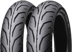 Close-up van het loopvlak Dunlop TT900 GP 120/80-14 58 P Rear TT