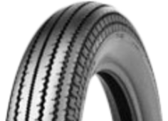 Close-up van het loopvlak Shinko E270 4.00-19 61 H TT