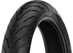 Close-up van het loopvlak Pirelli ANGEL GT 110/80 R19 59 V Front TL M/C