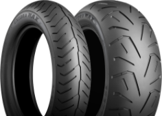 Close-up van het loopvlak Bridgestone Exedra Max 190/60 R17 78 V Rear TL M/C
